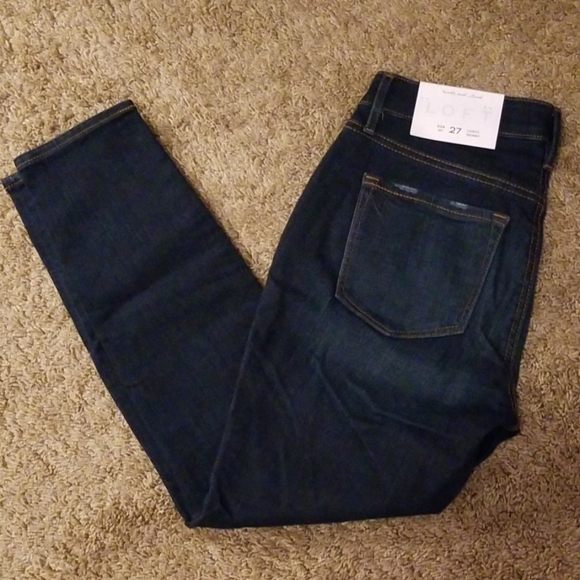 LOFT Denim - LOFT CURVY SKINNY ANKLE JEANS 27 4 P PETITE NWT